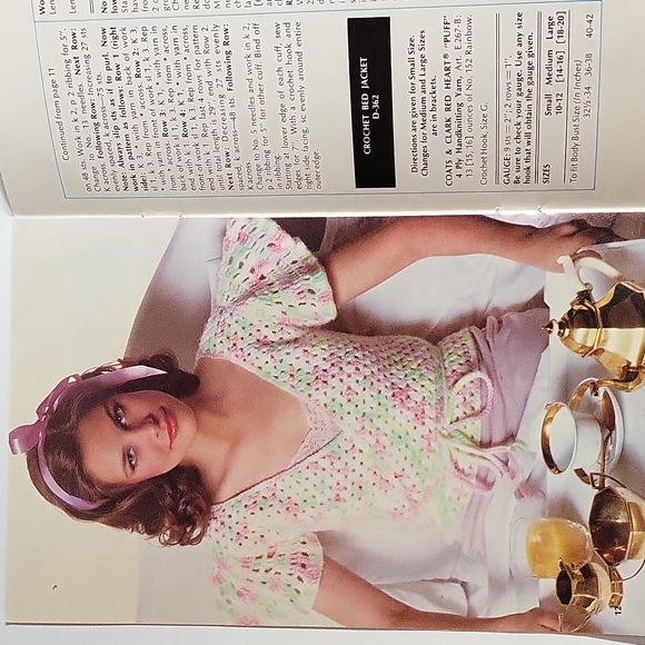 Cold Weather Comforts 1981 Coats And Clark Book No. 262 Red Heart Knitting - Picture 5 of 8